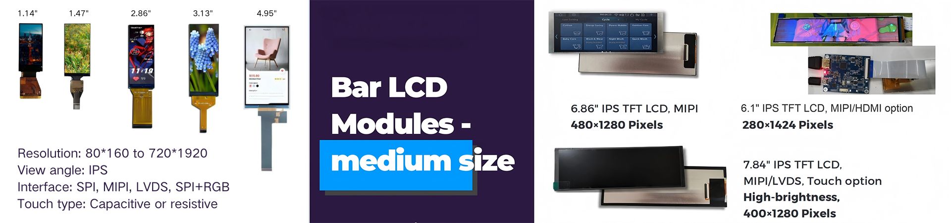 Bar LCD Module
